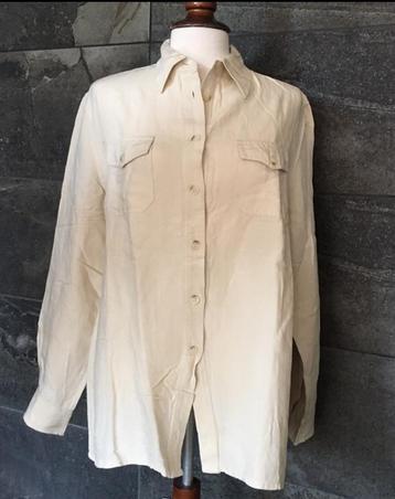 Zij Vivre Casual Safari tuniek blouse linnen viscose luxe beschikbaar voor biedingen