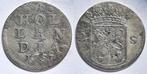 Dubbele wapenstuiver Holland 1751, Postzegels en Munten, Munten | Nederland, Zilver, 10 cent, Vóór koninkrijk, Verzenden