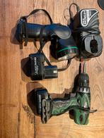 Hitachi Accu Boormachine + Lamp, Ophalen, Gebruikt, Variabele snelheid, Boor- en Schroefmachine