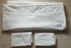 IKEA Ofelia Vass 2-persoons dekbedovertrek z.g.a.n., Wit, Dekbedovertrek, Tweepersoons, Ophalen of Verzenden