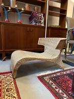 Vintage rattan sävö lounge chair van Monika Mulder Ikea, Minder dan 75 cm, Gebruikt, Ophalen of Verzenden, 50 tot 75 cm