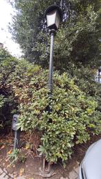 Oude Gietijzeren Lantaarnpaal - 4 Meter, Tuin en Terras, Ophalen, Gebruikt, Staande lamp, Netvoeding