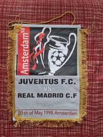 Vaan Champions League-finale Juventus-Real Madrid 1998, Ophalen of Verzenden, Zo goed als nieuw, Buitenlandse clubs, Vaantje of Sjaal