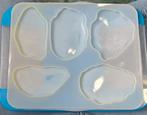 5 Siliconen epoxy of gips mallen, Hobby en Vrije tijd, Ophalen of Verzenden, Gebruikt, Gereedschap of Toebehoren