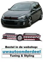 Grill Glans Zwart Rode Bies GTI Look Geschikt Voor VW Golf 6, Ophalen of Verzenden