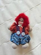 clowntje mer porseleinen hoofd, Verzamelen, Poppen, Ophalen of Verzenden, Zo goed als nieuw, Pop