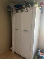 Witte kledingkast Kast Noukis, Huis en Inrichting, Kasten | Kledingkasten, Ophalen, Overige materialen, Gebruikt, 100 tot 150 cm