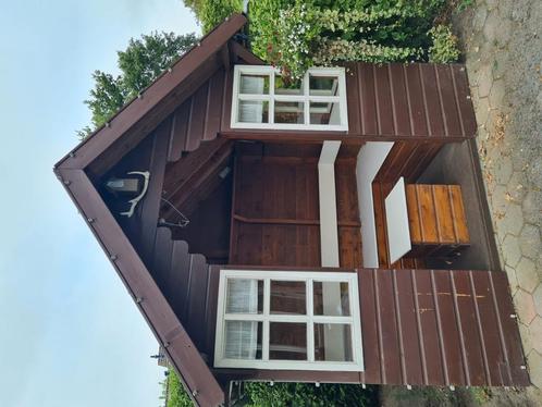 Oostenrijks tuinhuisje, Tuin en Terras, Tuinhuizen, Gebruikt, Hout, Minder dan 250 cm, 200 tot 400 cm, 3 ramen of meer, Ophalen