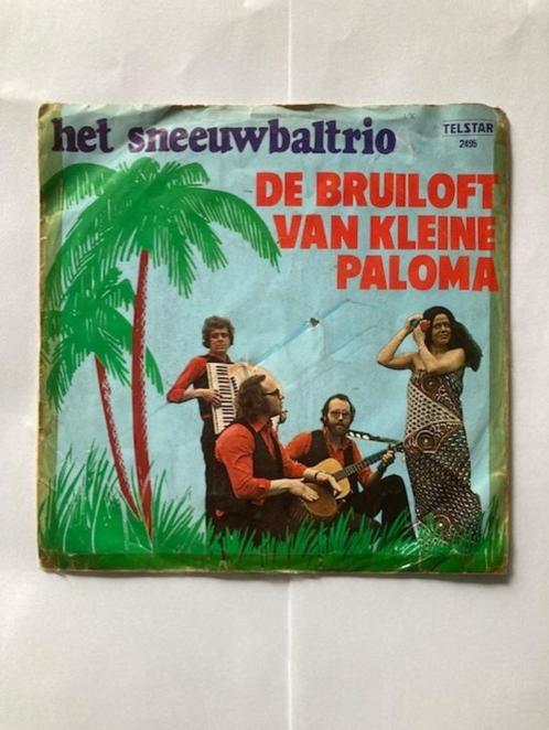 Het sneeuwbaltrio originele vinyl singel uit 1977, Cd's en Dvd's, Vinyl | Nederlandstalig, Gebruikt, Levenslied of Smartlap, Overige formaten