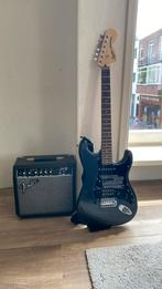 Squier Stratocaster Guitar and Fender Frontman 50G Amp, Ophalen, Zo goed als nieuw, Solid body, Fender