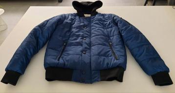 Donkerblauwe Winterjas met Capuchon - Maat S beschikbaar voor biedingen