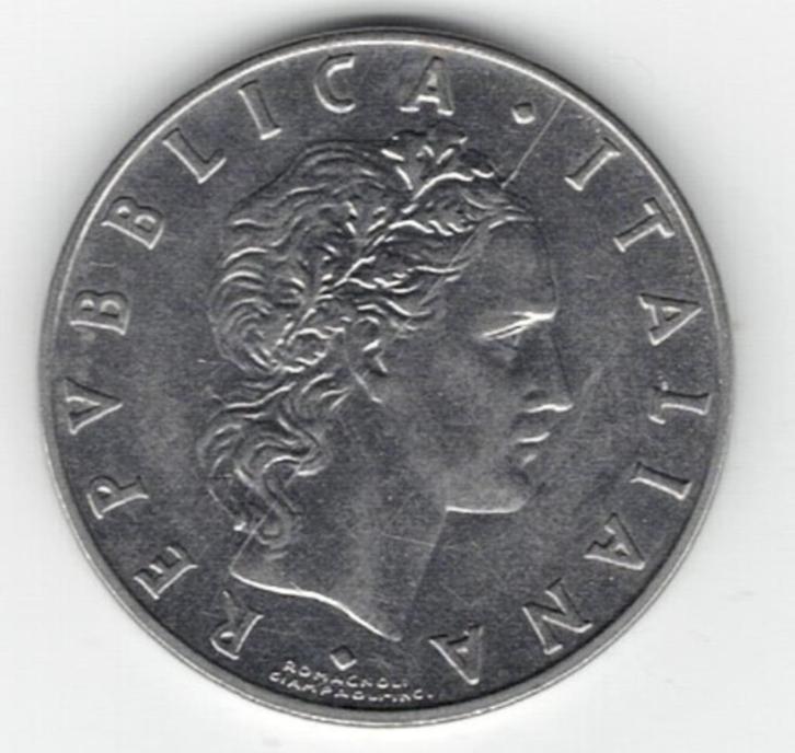 25-2020 Italie 50 lire 1962, Postzegels en Munten, Munten | Europa | Niet-Euromunten, Losse munt, Italië, Verzenden