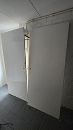 2x opdekdeur links en rechts, Doe-het-zelf en Verbouw, Deuren en Horren, 80 tot 100 cm, Gebruikt, Hout, Ophalen