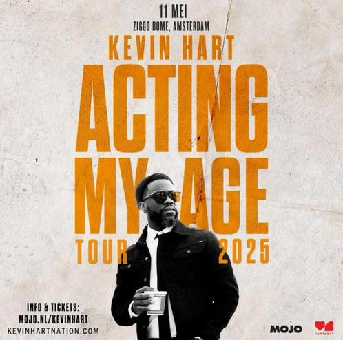 1 Platinum Ticket voor Kevin Hart | Vak C Rij 9 | Ziggo Dome, Tickets en Kaartjes, Evenementen en Festivals, Eén persoon