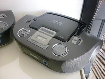 Philips compacte stereo radio met CD speler AUX etc. 👌
