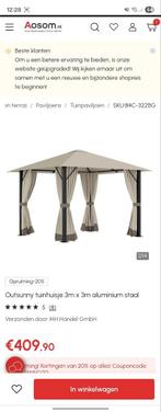 Partytenten nieuw, Ophalen, Partytent, Minder dan 4 meter, Nieuw