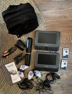 Salora DVP7748DUO Draagbare DVD Speler Set, Gebruikt, Draagbaar, Ophalen, Overige merken