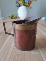 Vintage koperen maatbeker, kan 1 Ltr. Hoppe, Antiek en Kunst, Antiek | Koper en Brons, Ophalen of Verzenden, Koper