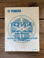 Yamaha YZ250(K) Handleiding, Ophalen of Verzenden, Yamaha