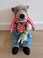 Knuffel Ikea Lufsig wolf met oma buik van Roodkapje K9341, Kinderen en Baby's, Speelgoed | Knuffels en Pluche, Ophalen of Verzenden