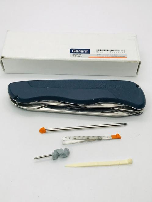 Victorinox GARANT NOMAD Blue Unique 111mm with PEN Orange SW, Caravans en Kamperen, Kampeergereedschap, Nieuw, Ophalen of Verzenden