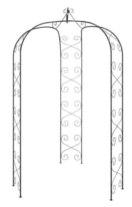 Rozenboog paviljoen pergola prieel 255 cm GRATIS VERZENDING!, Tuin en Terras, Tuinhekken en Hekwerk, Nieuw, Sierhekwerk, IJzer