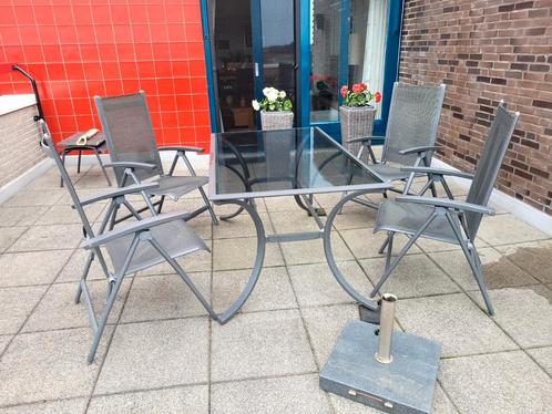 Bellagio AluminiumTuinset., Tuin en Terras, Tuinsets en Loungesets, Gebruikt, Aluminium, Ophalen
