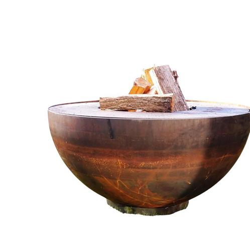 Vuurschaal bbq 100 cm diameter, Tuin en Terras, Vuurschalen, Nieuw, Ophalen