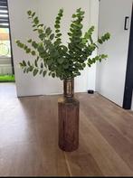 Goudkleurige vaas incl nep takken, Huis en Inrichting, Woonaccessoires | Vazen, Ophalen of Verzenden, Overige kleuren, 50 tot 75 cm