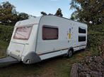 Heerlijke familie caravan Knaus 500 (7 pers!), Caravans en Kamperen, 65 kg, Schokbreker, 7 tot 8 meter, Treinzit