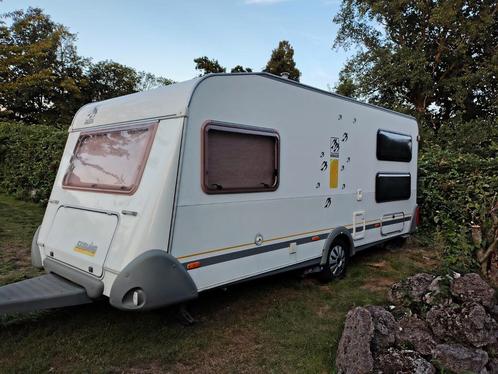 Knaus Sudwind caravan, 7 personen met stapelbed, Caravans en Kamperen, Caravans, Particulier, meer dan 6, 1000 - 1250 kg, Treinzit