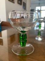 4 elegante art deco glazen, Ophalen of Verzenden, Zo goed als nieuw, Overige typen