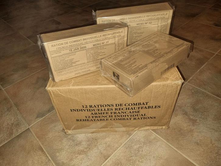 Frans Leger Rantsoen MRE 24 HR ( Nieuwe datums), Verzamelen, Militaria | Algemeen, Overige soorten, Overige typen, Overige gebieden