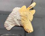 Prachtige 14 karaats gouden wolf hanger met korting, Ophalen of Verzenden, Nieuw, Goud, Goud