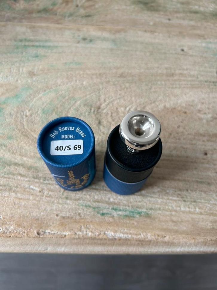 Bob Reeves 40/S 69 Trompet Mondstuk, Muziek en Instrumenten, Blaasinstrumenten | Trompetten, Gebruikt, Bes-trompet, Ophalen of Verzenden
