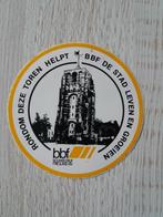 sticker RONDOM DEZE TOREN HELPT BBF DE STAD LEVEN EN GROEI, Ophalen of Verzenden, Zo goed als nieuw, Bedrijf of Vereniging