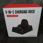 Nintendo switch oplaad dock station 3 in 1, Ophalen of Verzenden, Nieuw, Met 3 controllers of meer, Switch Original