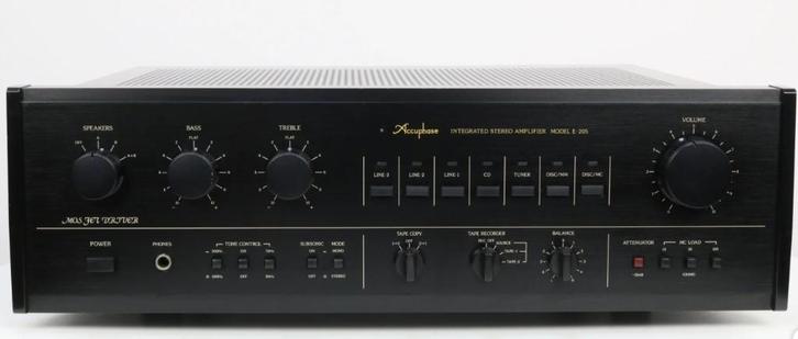 Accuphase E-205 - Iconische versterker uit de vintageperiode, Audio, Tv en Foto, Versterkers en Receivers, Stereo, Overige merken