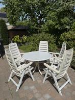 Kettler tuinset wit, Ophalen, 5 zitplaatsen, Kunststof, Gebruikt