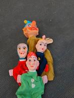 4 Oude Poppenkastpoppen, Ophalen of Verzenden, Gebruikt, Overige typen