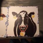 3 Schilderijen Koe op Canvas, Ophalen