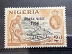 Nigeria 1956 met opdruk, Postzegels en Munten, Postzegels | Afrika, Ophalen of Verzenden, Nigeria, Postfris