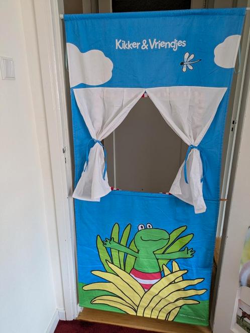 Poppenkast met Kikker en zijn vriendjes, Kinderen en Baby's, Speelgoed | Speeltenten, Zo goed als nieuw, Ophalen