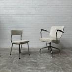 Vintage design pedicure set buisframe stoel Schuitema Fana, Huis en Inrichting, Fauteuils, Ophalen
