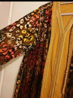 Prachtige Marokkaanse Jurk, Geel, Maat 46/48 (XL) of groter, Nieuw, Ophalen of Verzenden