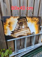 Eiffeltoren Print 80x40 cm, Huis en Inrichting, Ophalen of Verzenden