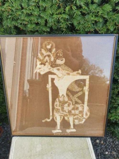 Mooi antiek kunstwerk(indonesié Java) Batik tulis...Romowijo, Antiek en Kunst, Kunst | Niet-Westerse kunst, Ophalen of Verzenden