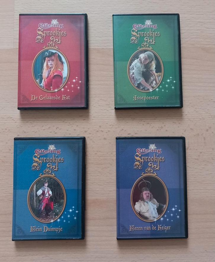 4x Efteling sprookjes mini dvd Sprookjesbos, Verzamelen, Efteling, Zo goed als nieuw, Overige typen, Ophalen of Verzenden