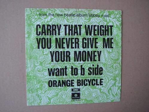 Orange Bicycle Carry That Weight Vinyl single Beatles cover, Cd's en Dvd's, Vinyl Singles, Single, Pop, 7 inch, Ophalen of Verzenden