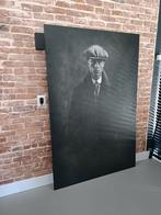 Sober schilderij man op Dibond., Huis en Inrichting, Ophalen, Zo goed als nieuw